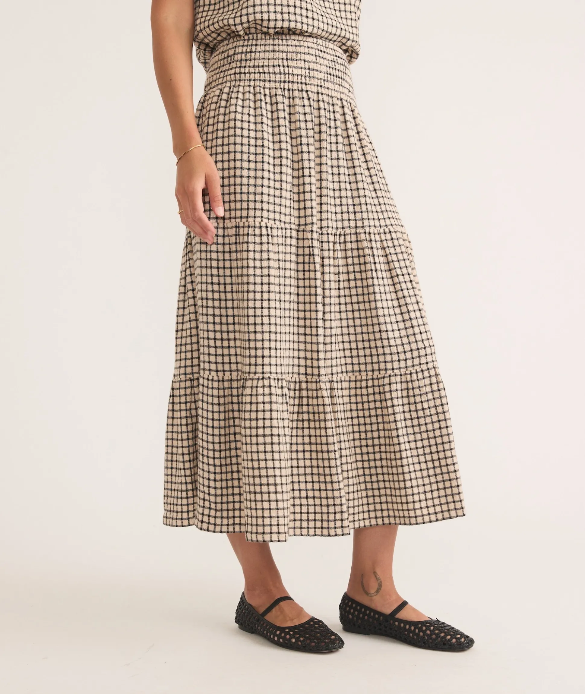 Chloe Smocked Maxi Skirt