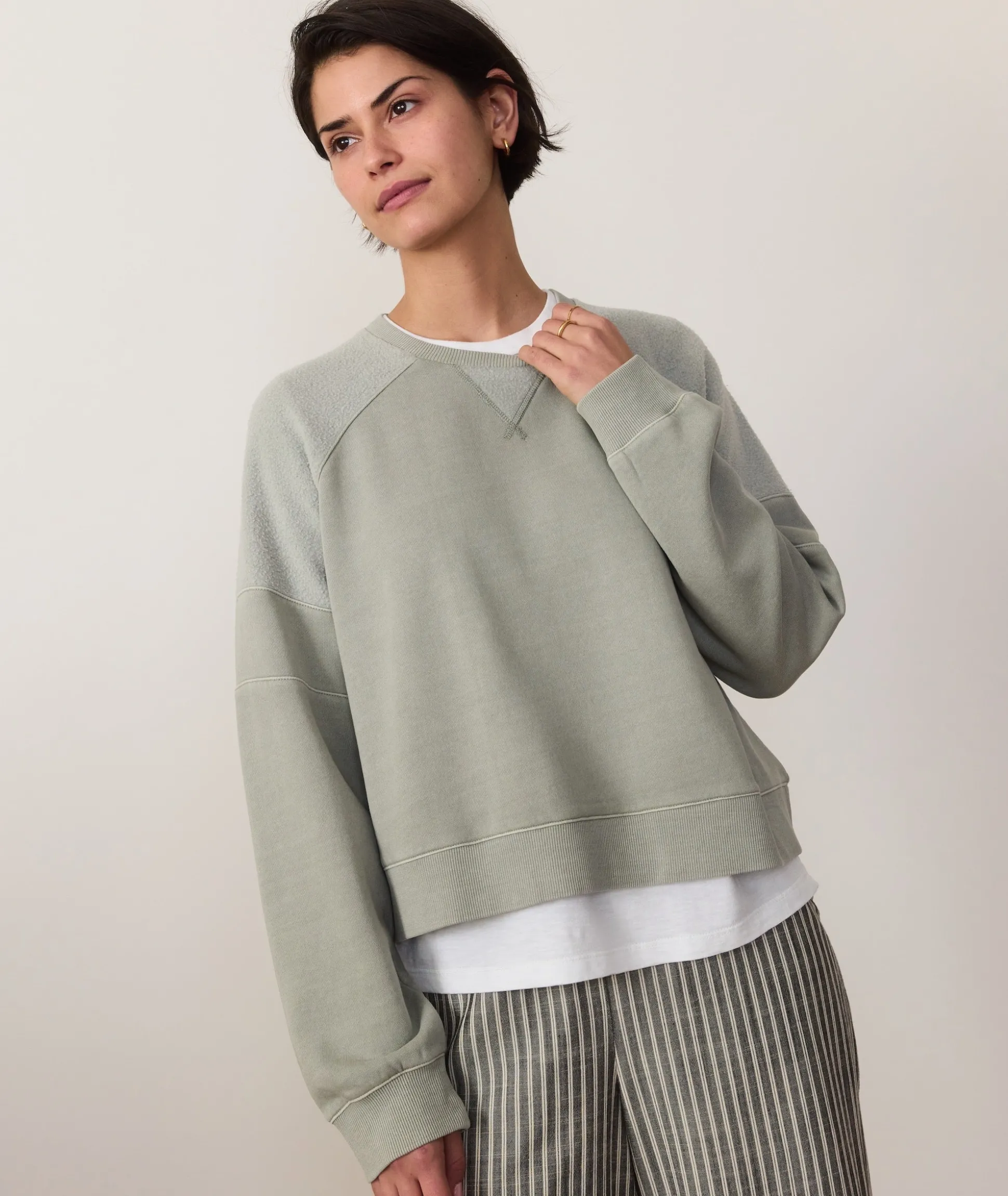 Cloud 9 Fleece Crop Sweatshirt