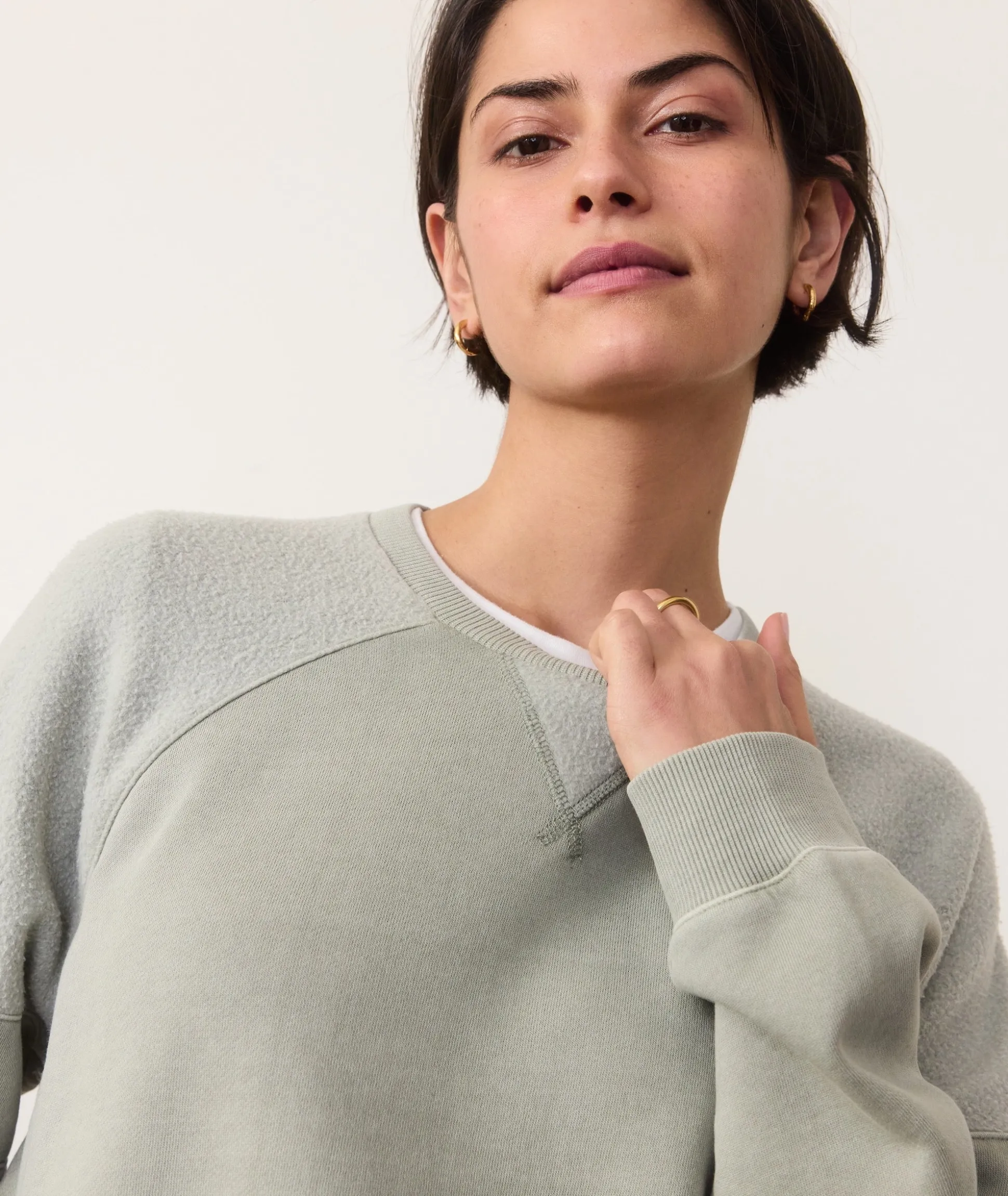 Cloud 9 Fleece Crop Sweatshirt
