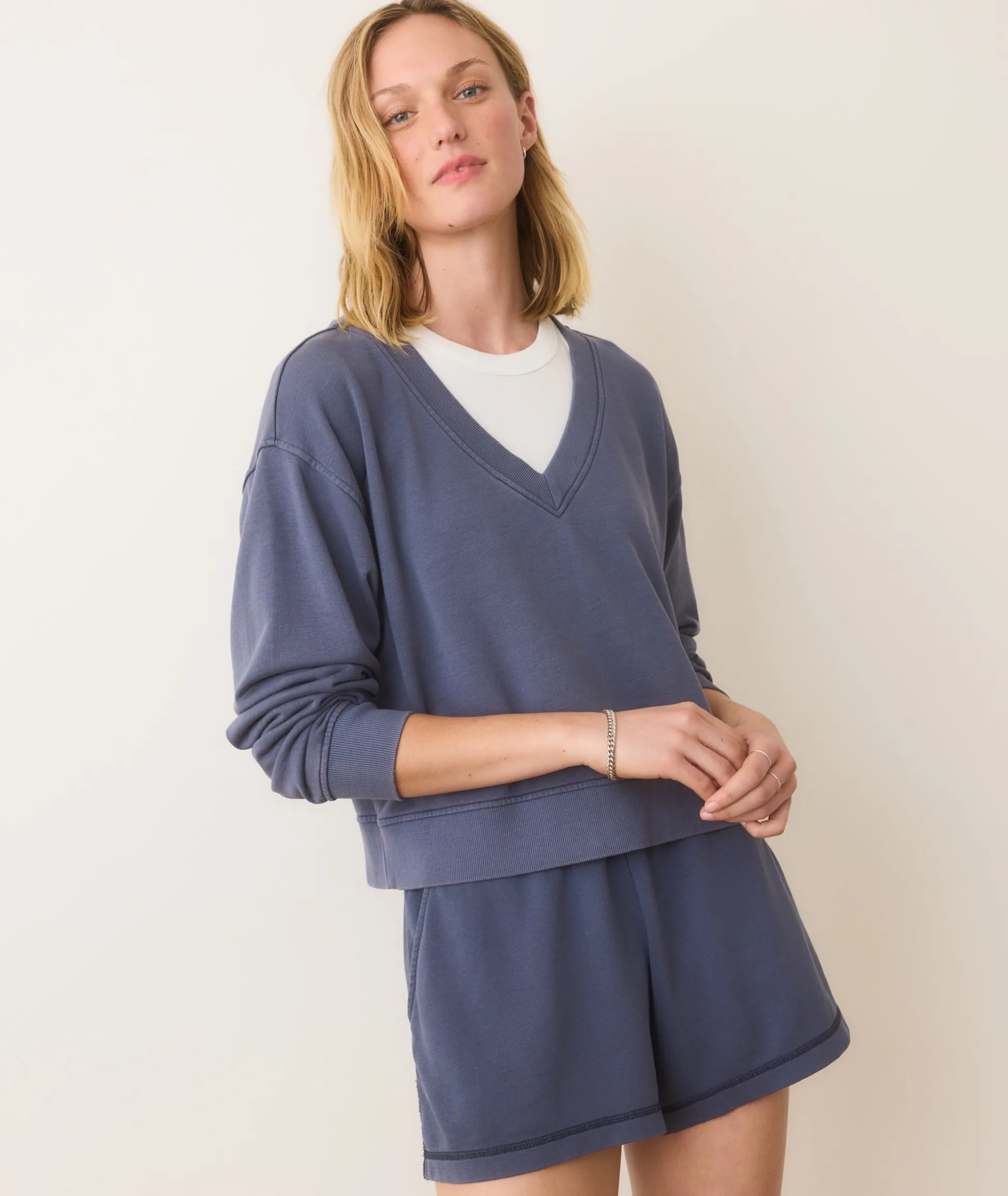 Cloud 9 Terry V-Neck Sweatshirt