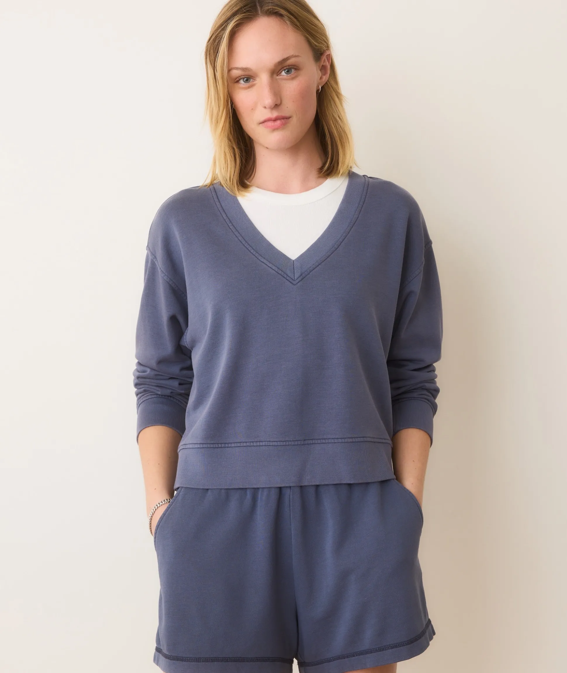 Cloud 9 Terry V-Neck Sweatshirt