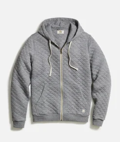 Corbet Quilted Full Zip Hoodie