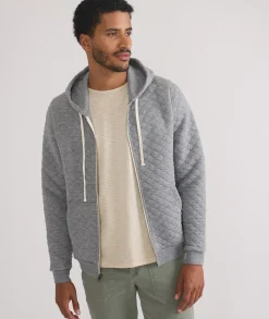 Corbet Quilted Full Zip Hoodie