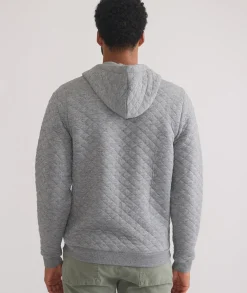 Corbet Quilted Full Zip Hoodie