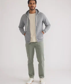 Corbet Quilted Full Zip Hoodie
