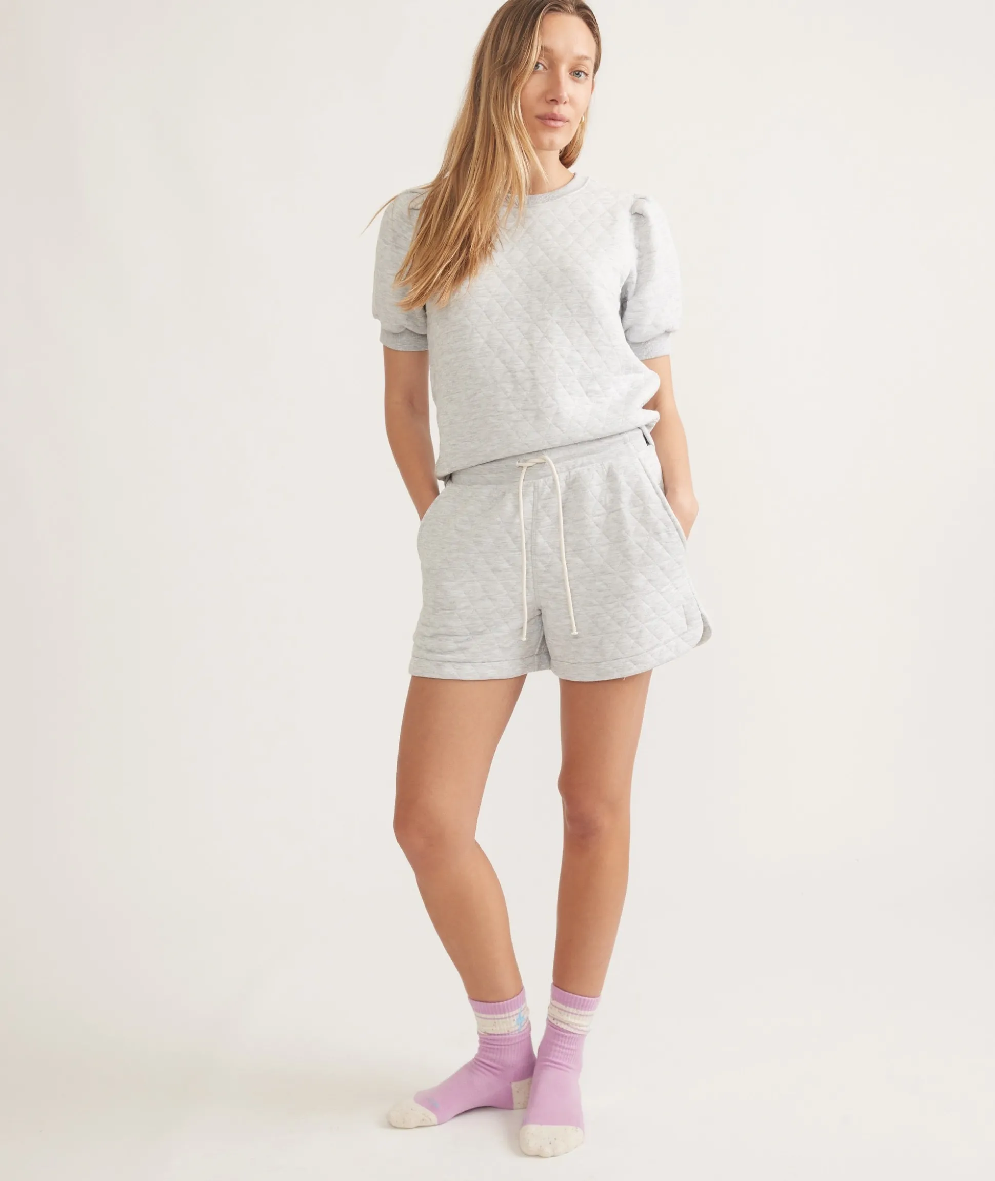 Corbet Quilted Sweat Short