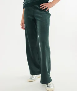 Cord Velour Wide Leg Pant