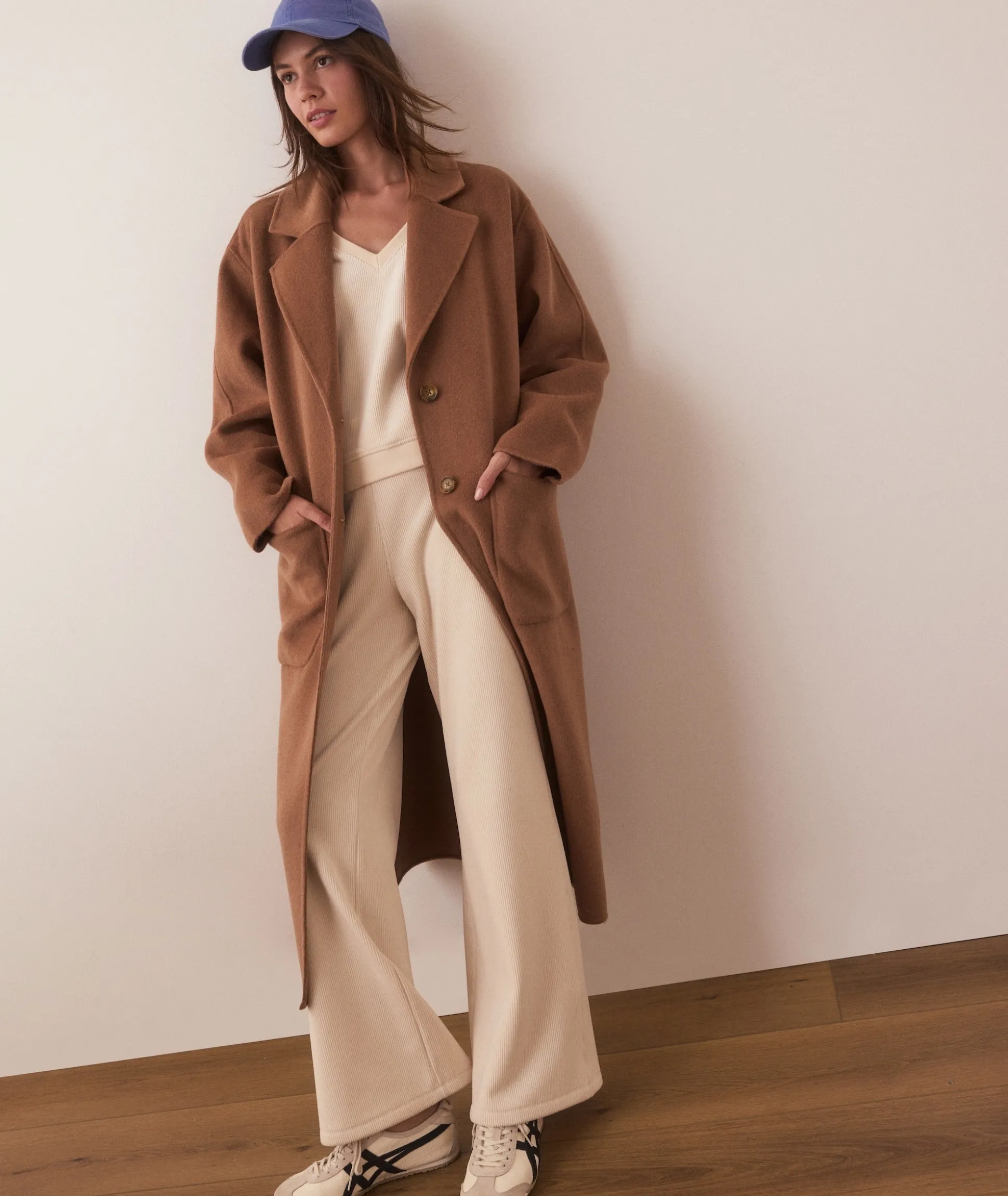 Cord Velour Wide Leg Pant