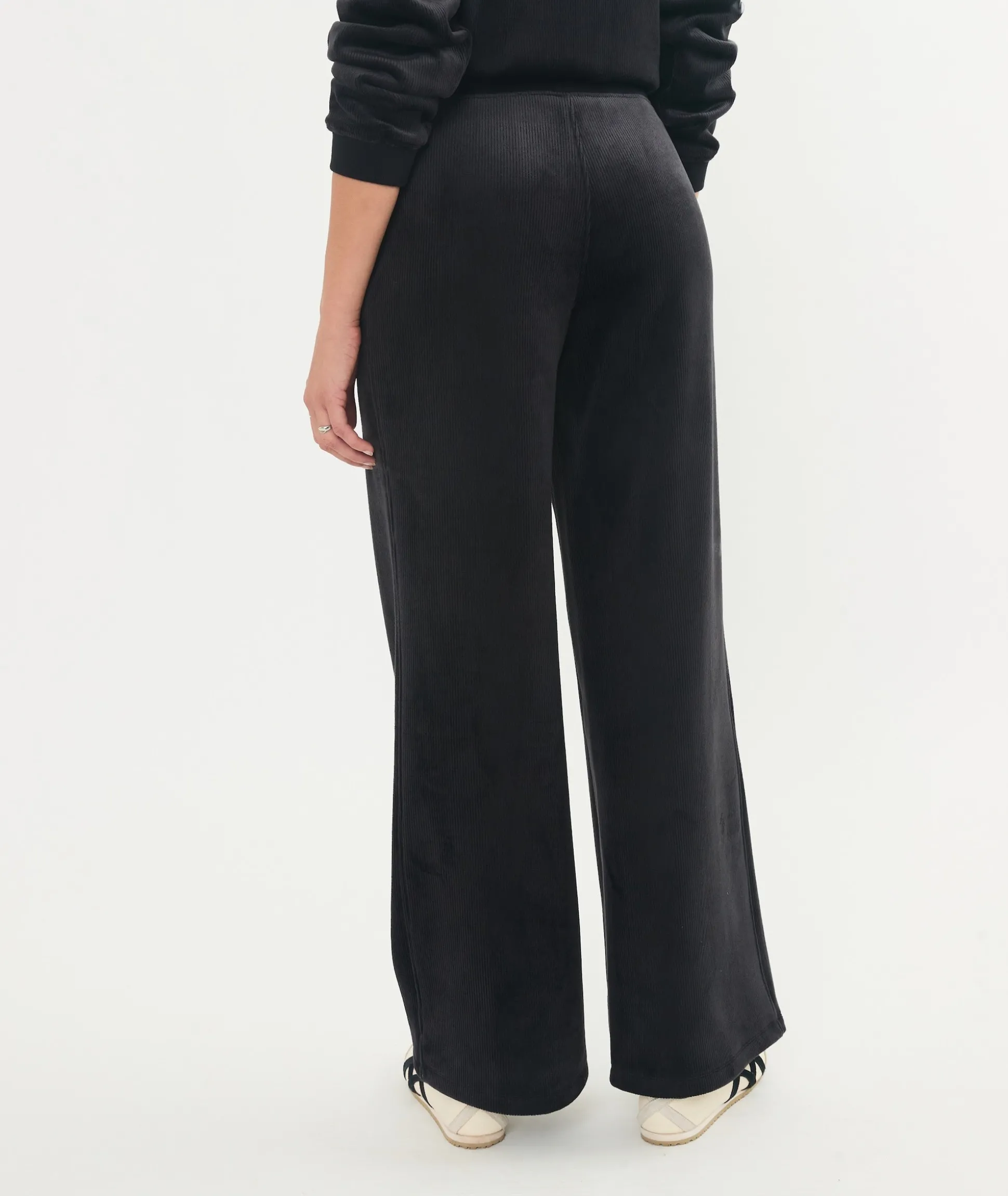 Cord Velour Wide Leg Pant