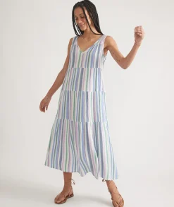 Corinne Double Cloth Maxi Dress