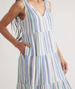 Corinne Double Cloth Maxi Dress