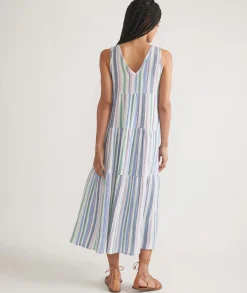 Corinne Double Cloth Maxi Dress
