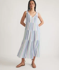 Corinne Double Cloth Maxi Dress