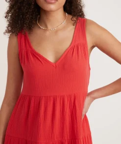 Corinne Double Cloth Maxi Dress