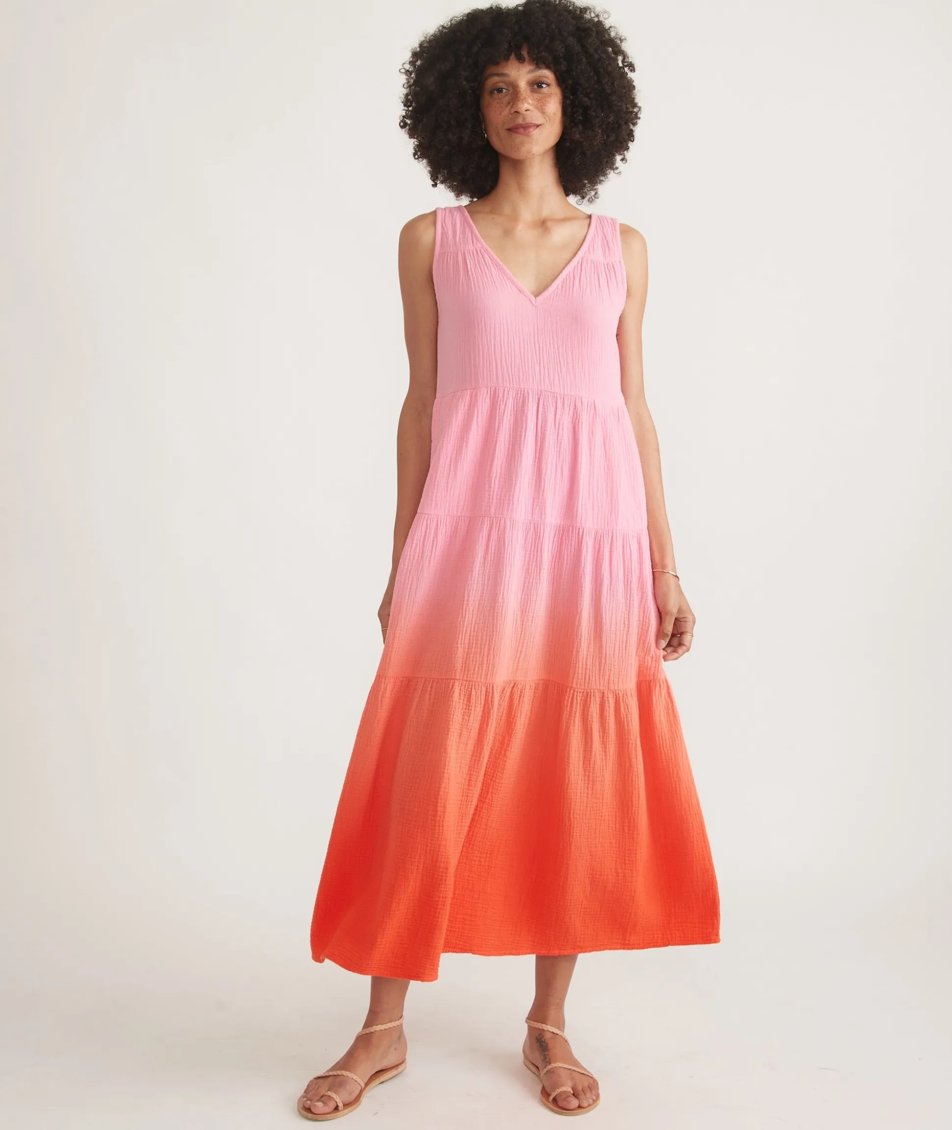 Corinne Double Cloth Maxi Dress