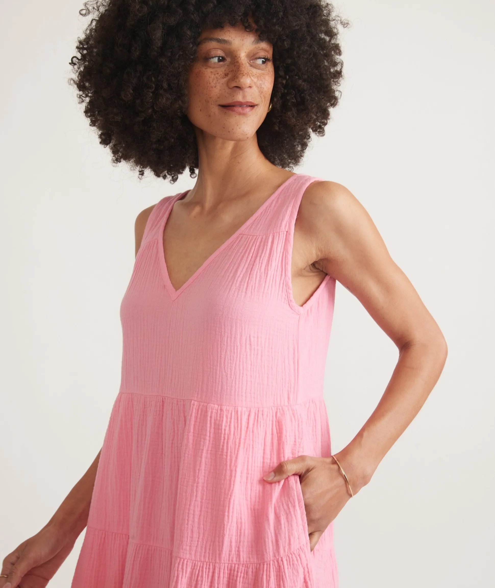 Corinne Double Cloth Maxi Dress
