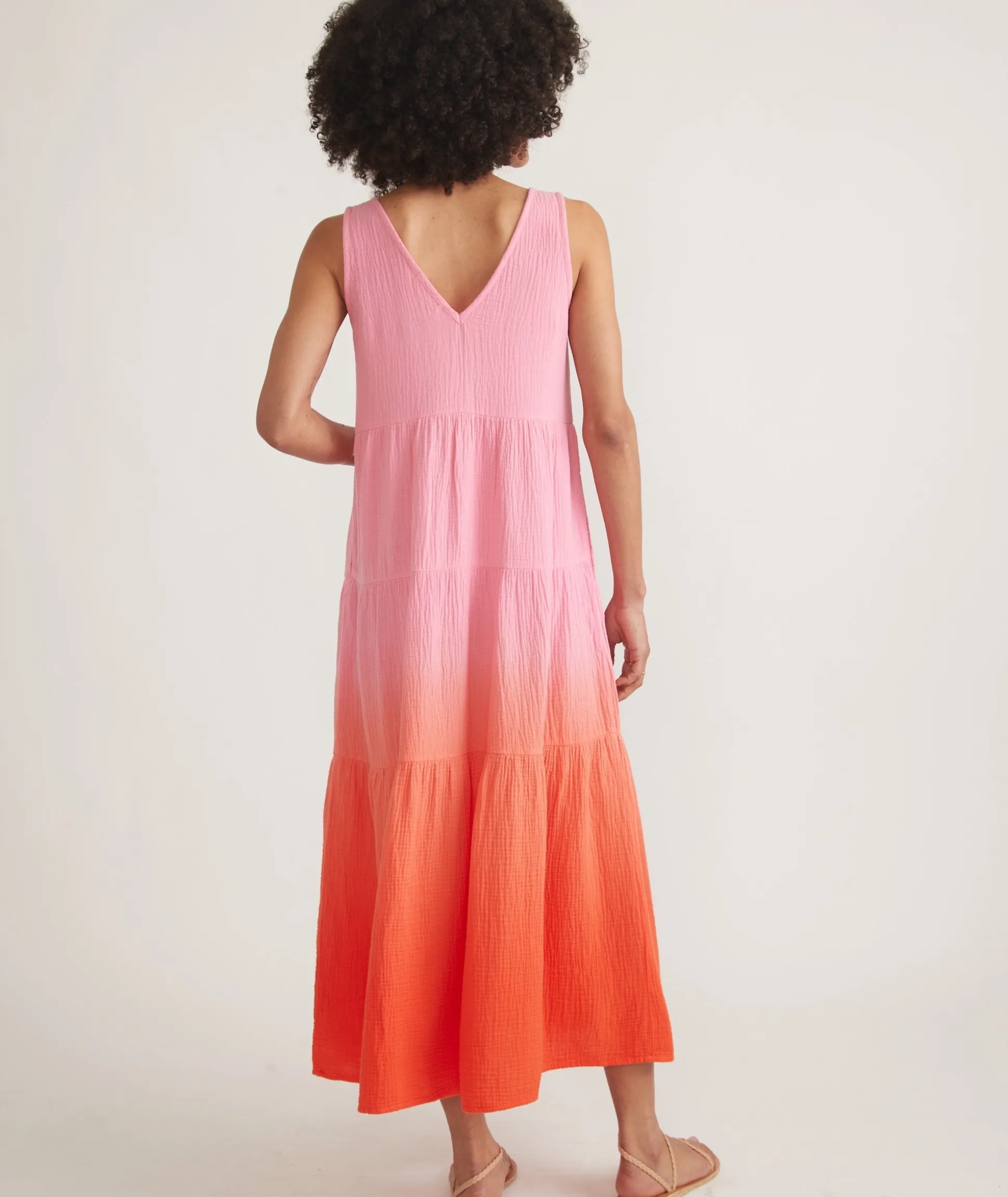 Corinne Double Cloth Maxi Dress