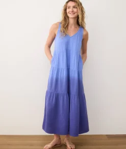 Corinne Double Cloth Maxi Dress