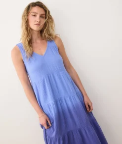 Corinne Double Cloth Maxi Dress