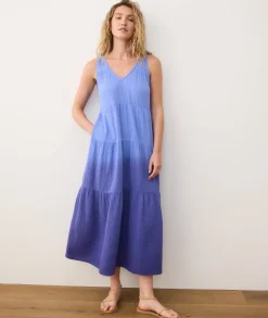 Corinne Double Cloth Maxi Dress