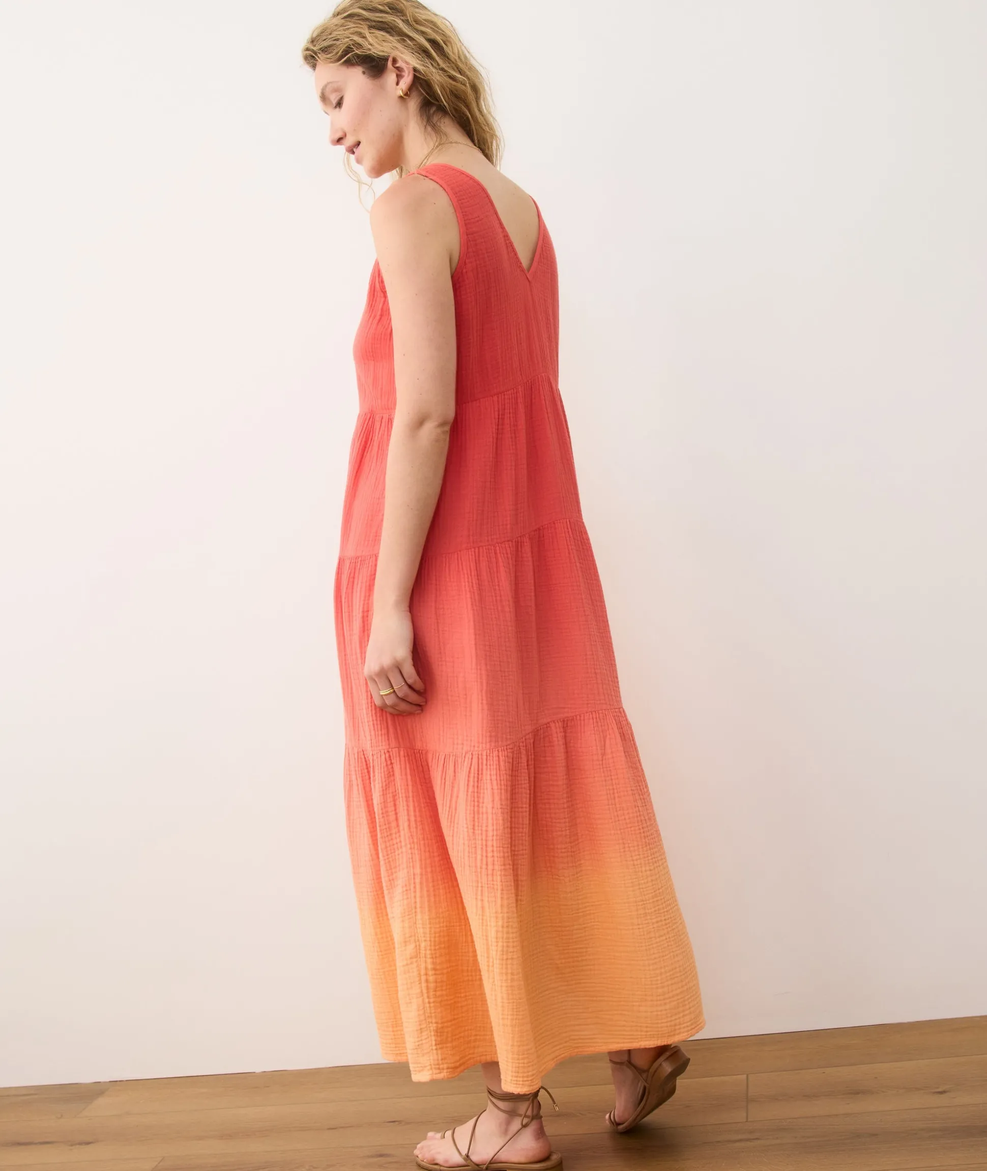 Corinne Double Cloth Maxi Dress