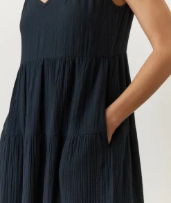 Corinne Double Cloth Maxi Dress