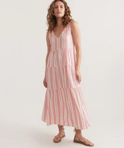 Corinne Textured Maxi Dress