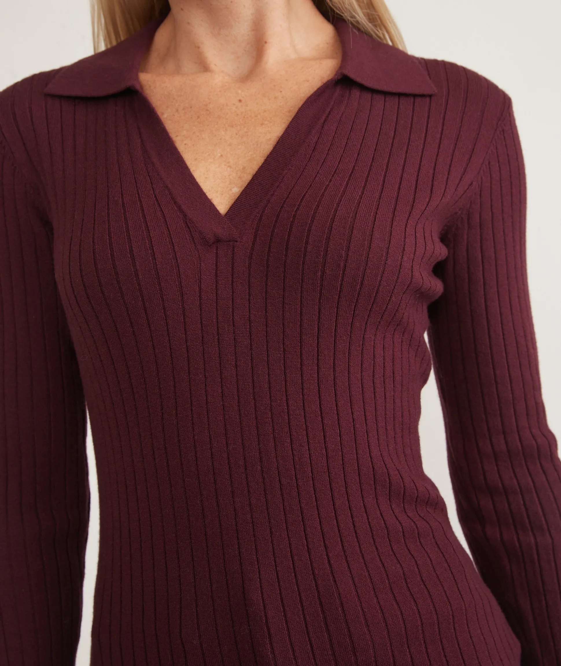 Deserae Knit Polo
