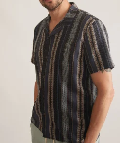 Dobby Stripe Resort Shirt