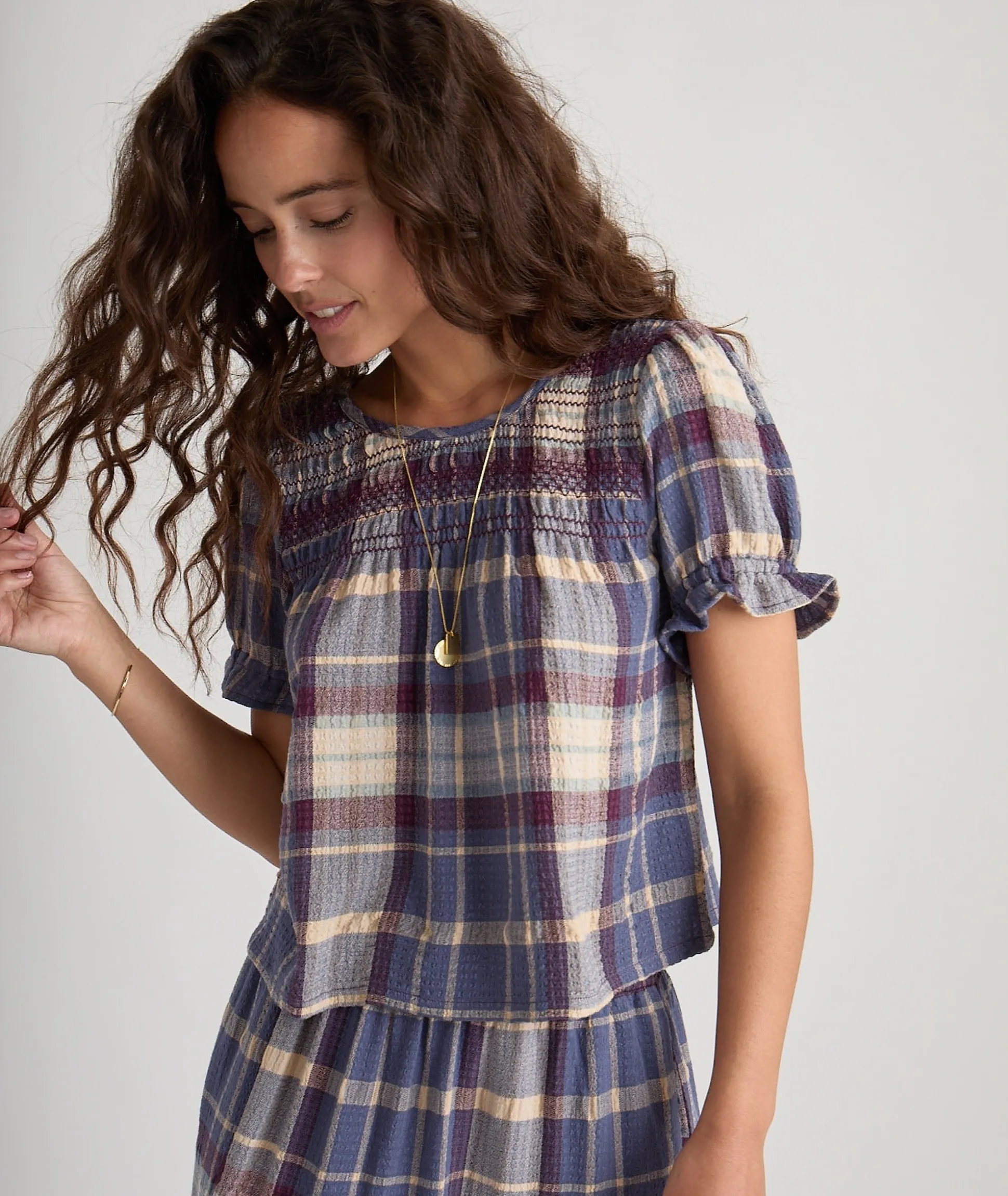 Elena Smocked Top