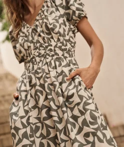 Emery Poplin Midi Dress