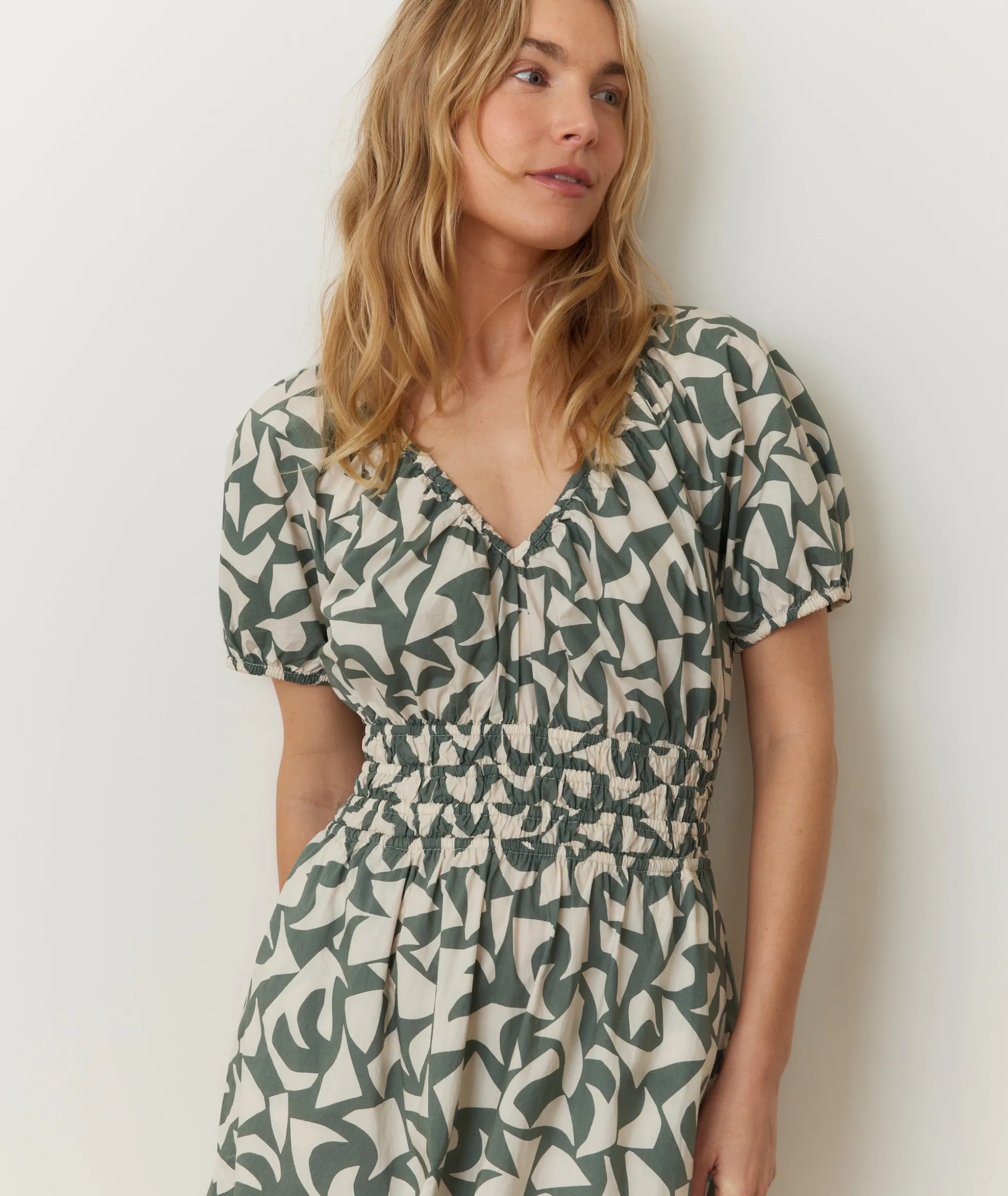 Emery Poplin Midi Dress