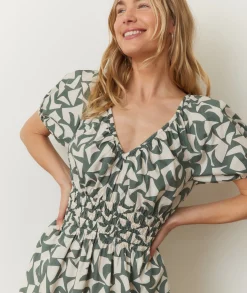 Emery Poplin Midi Dress