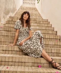 Emery Poplin Midi Dress
