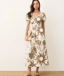 Emery Poplin Midi Dress