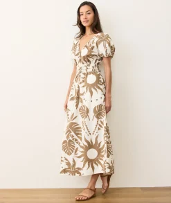 Emery Poplin Midi Dress