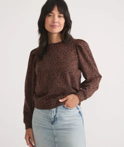 Enya Puff Sleeve Sweatshirt
