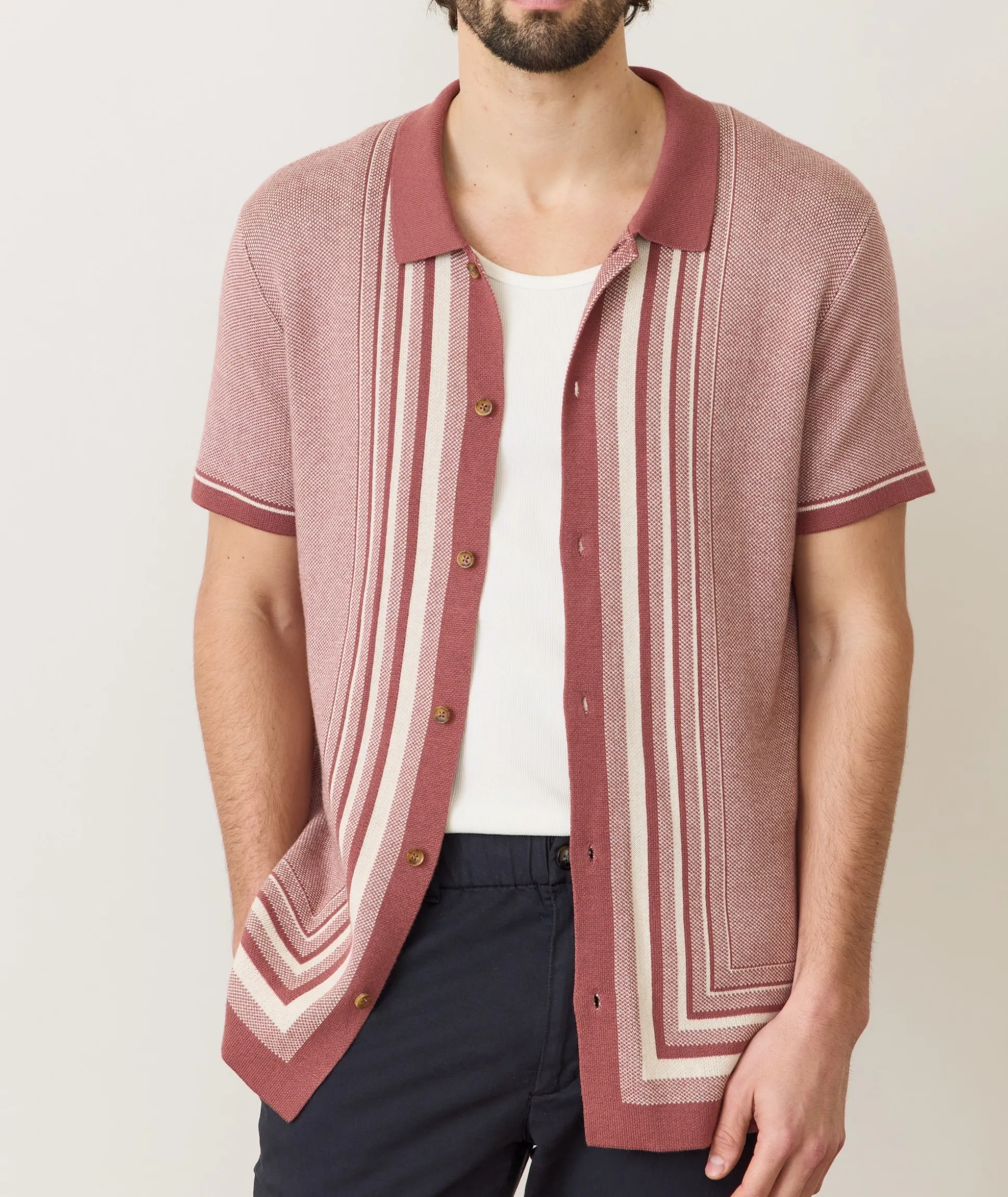 Ethan Sweater Button-Down