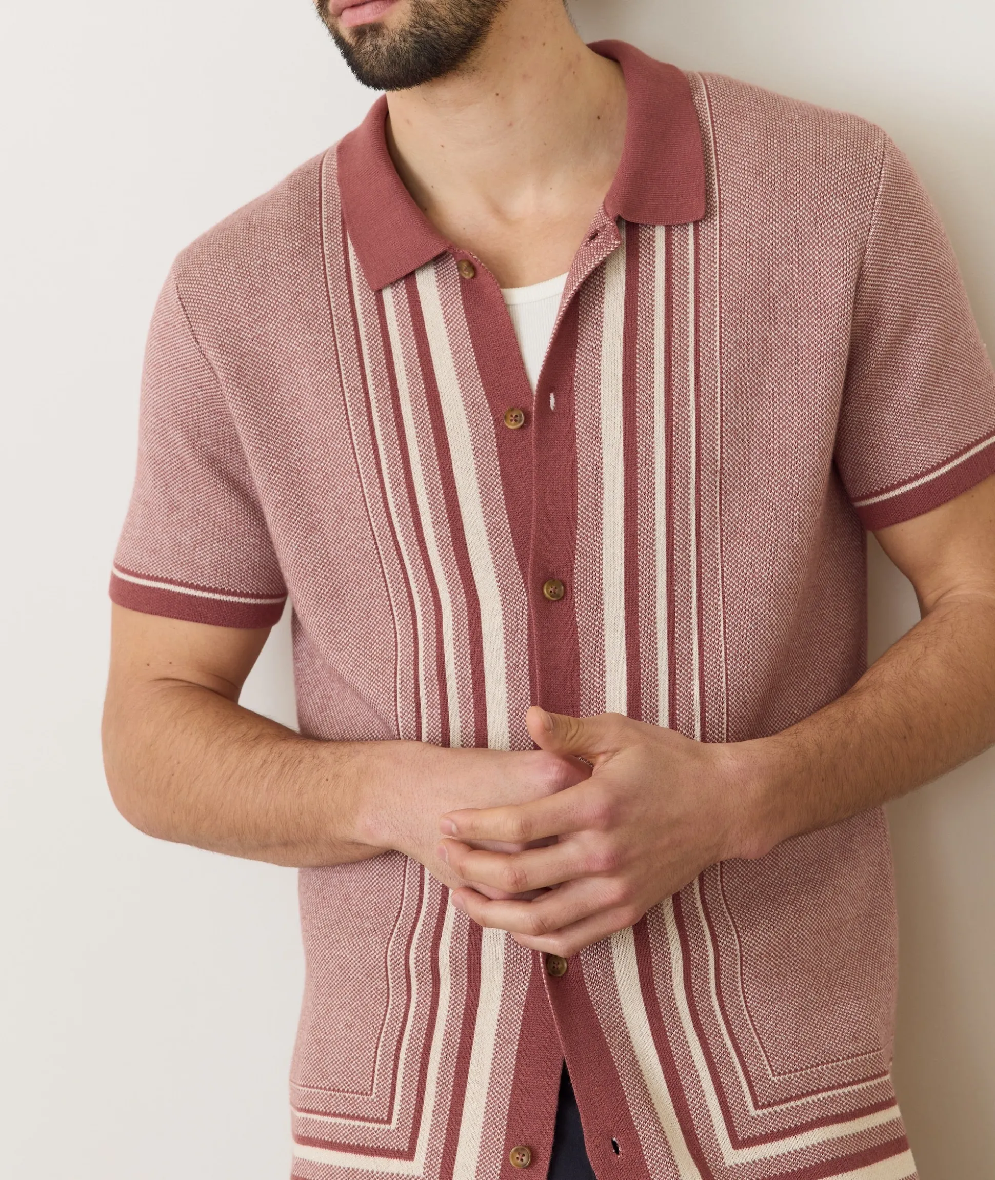 Ethan Sweater Button-Down