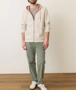 Fleece Stripe Full-Zip