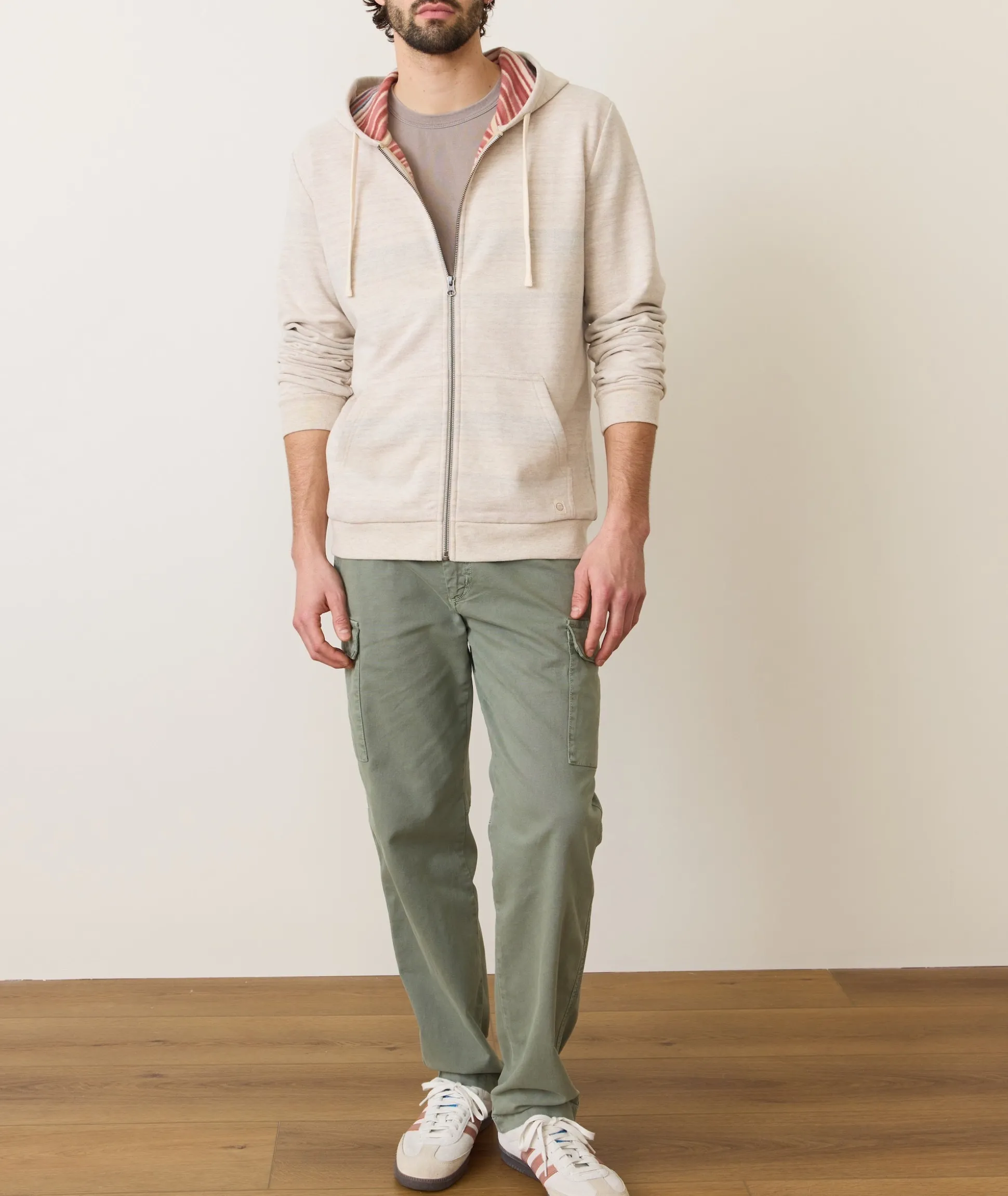 Fleece Stripe Full-Zip