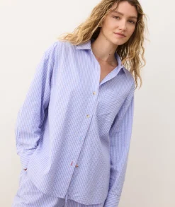 Gracey Oversized Seersucker Shirt