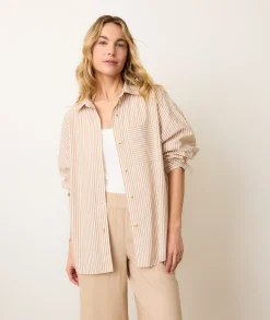 Gracey Oversized Shirt in Cali Poplin