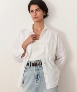 Gracey Oversized Shirt in Cali Poplin