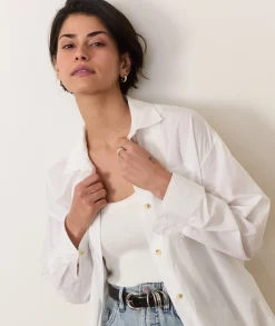 Gracey Oversized Shirt in Cali Poplin