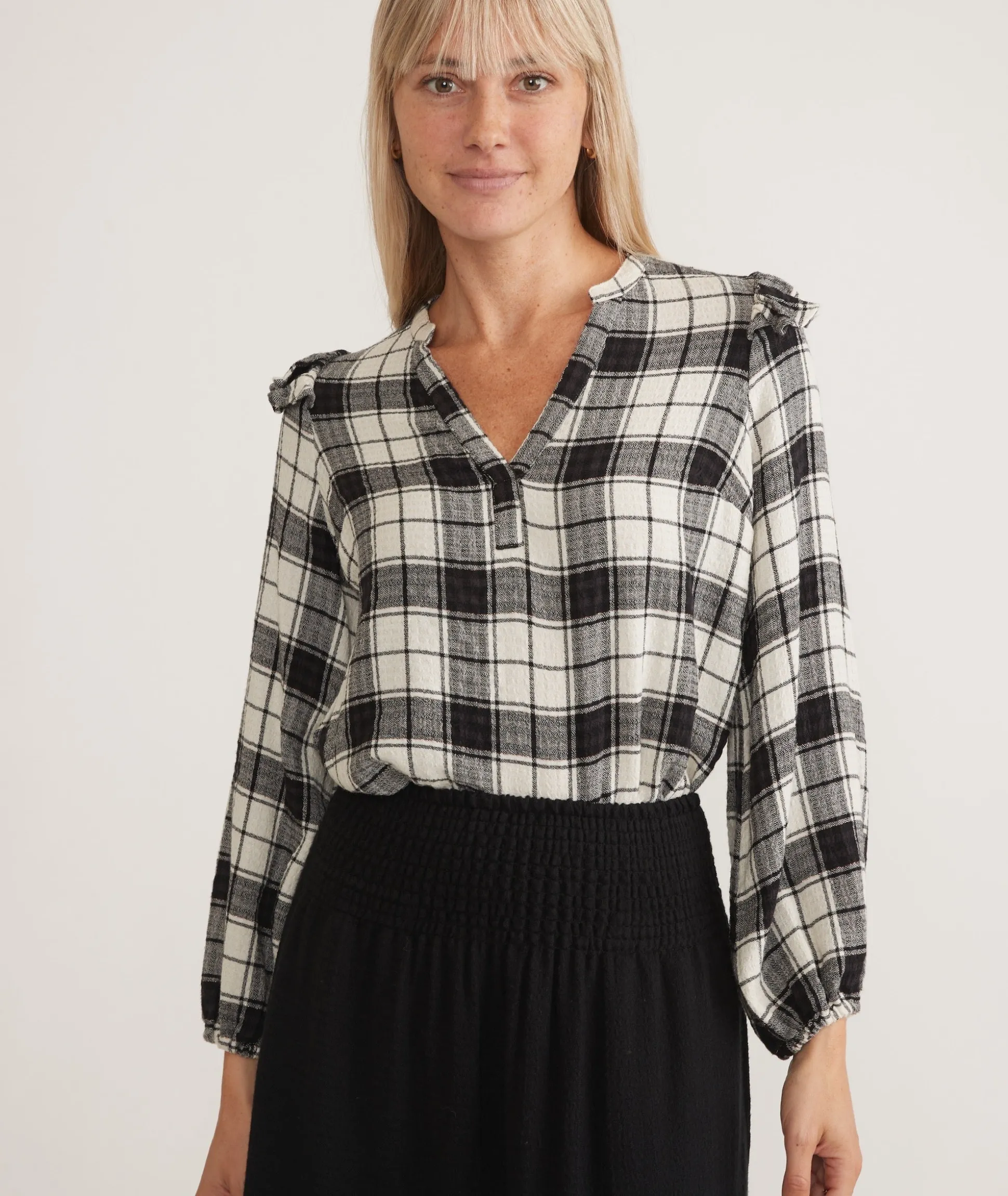 Jamie Ruffle Sleeve Top
