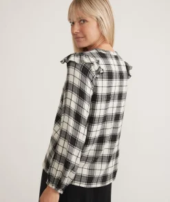 Jamie Ruffle Sleeve Top
