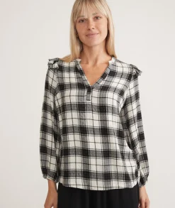 Jamie Ruffle Sleeve Top