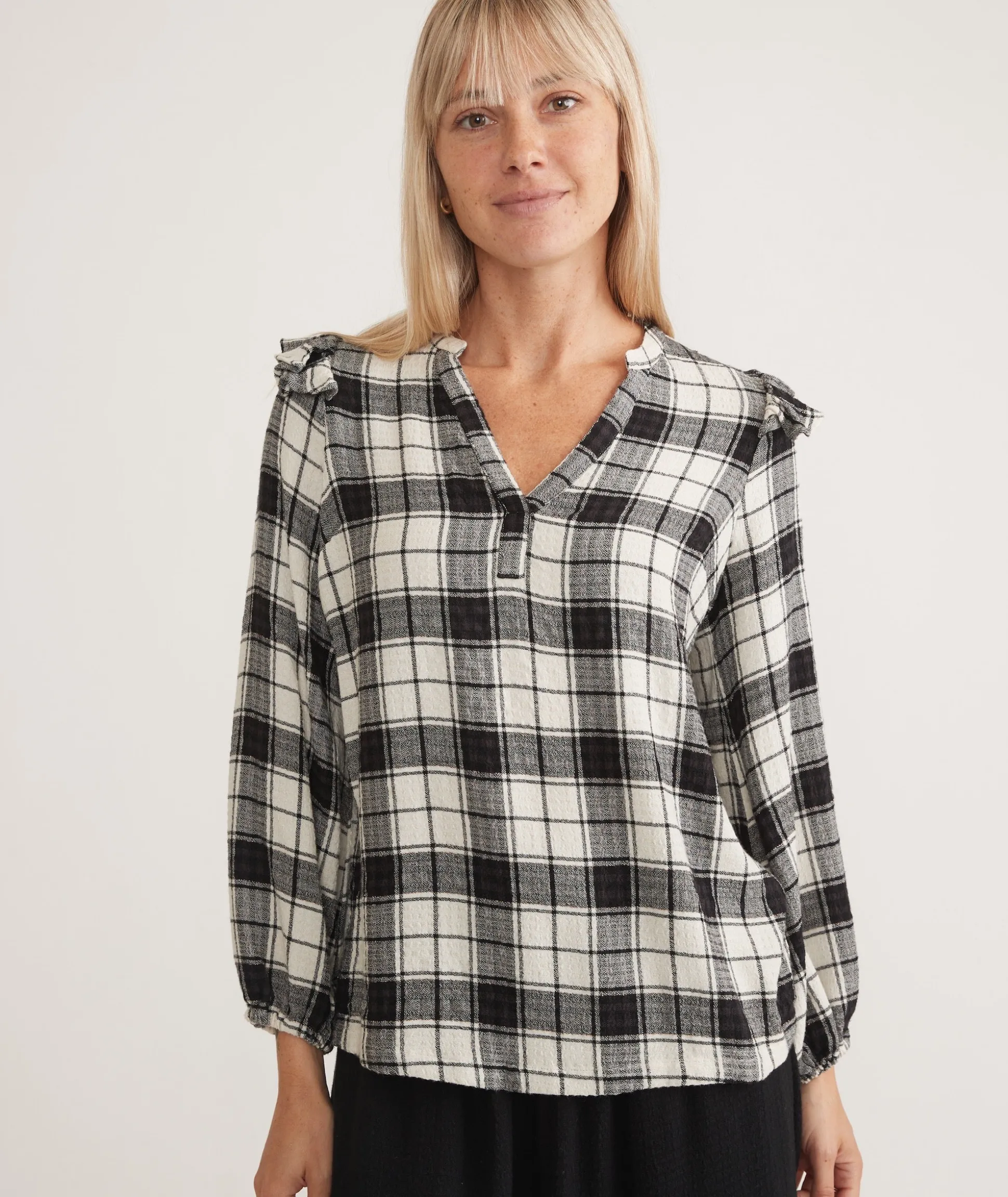 Jamie Ruffle Sleeve Top