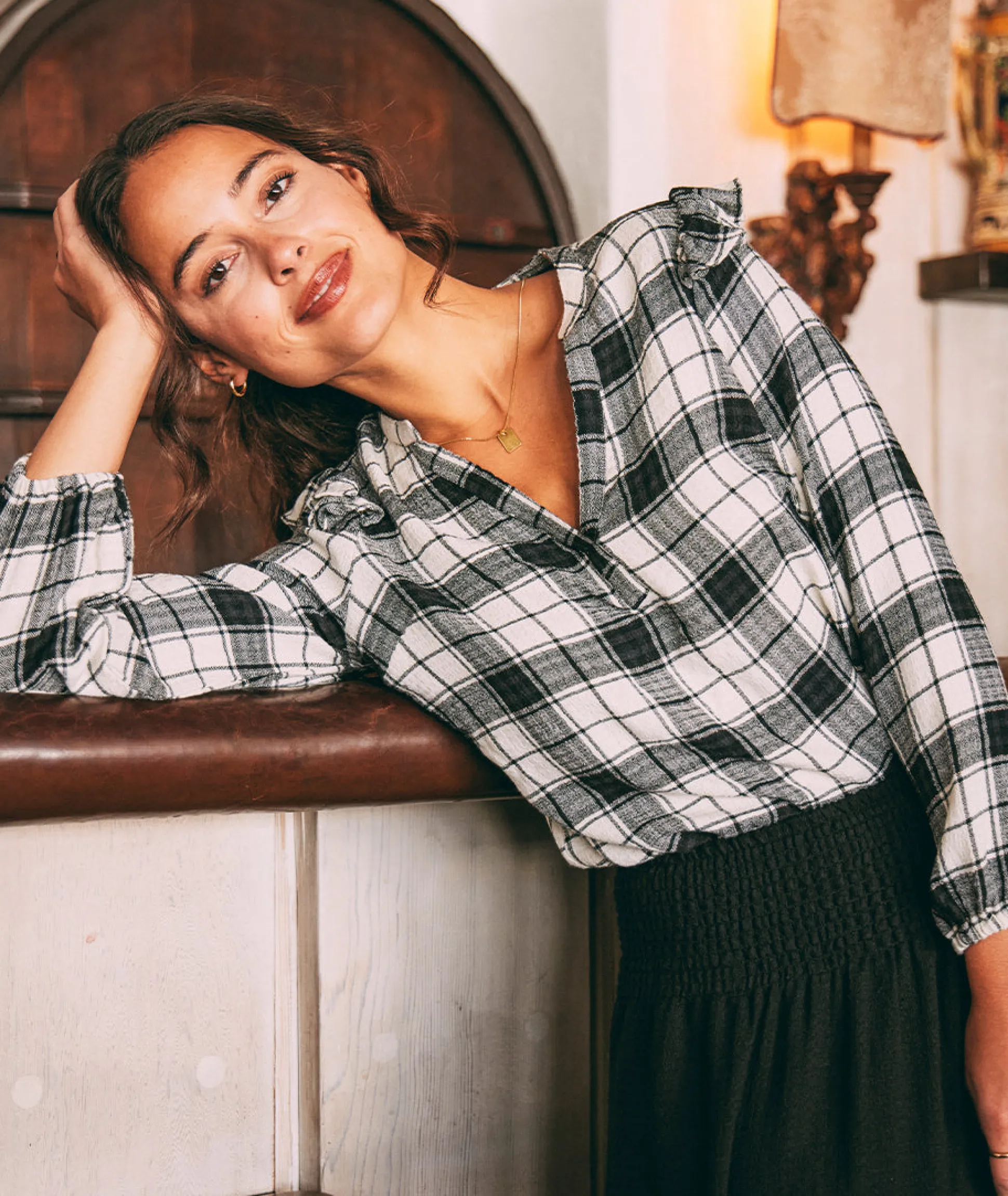 Jamie Ruffle Sleeve Top